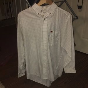 Antigua Men’s Medium Casual Button Down, White